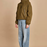 giubbotto in nyloncon interno pelo HERNA MILITARY bellerose 