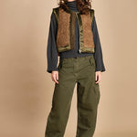 gilet reversibile in nylon e ecopelliccia JENSA CBA COMBO bellerose 