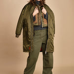 gilet reversibile in nylon e ecopelliccia JENSA CBA COMBO bellerose 
