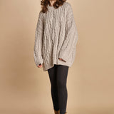 maglia over con trecce NESK SABLE bellerose 