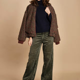 pantalone in velluto PARTHE52 SAGE bellerose 