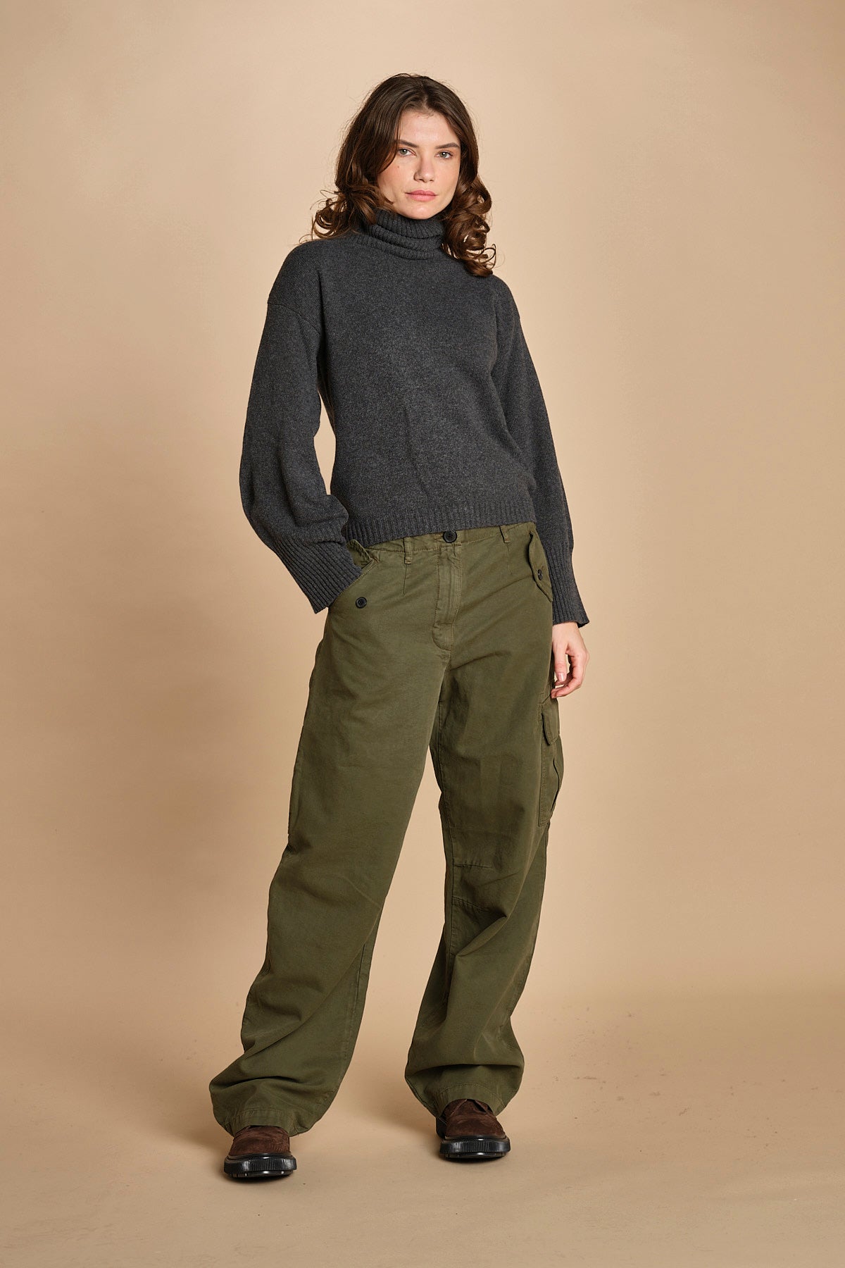 pantaloni cargo PIAZZA OLIVE bellerose 