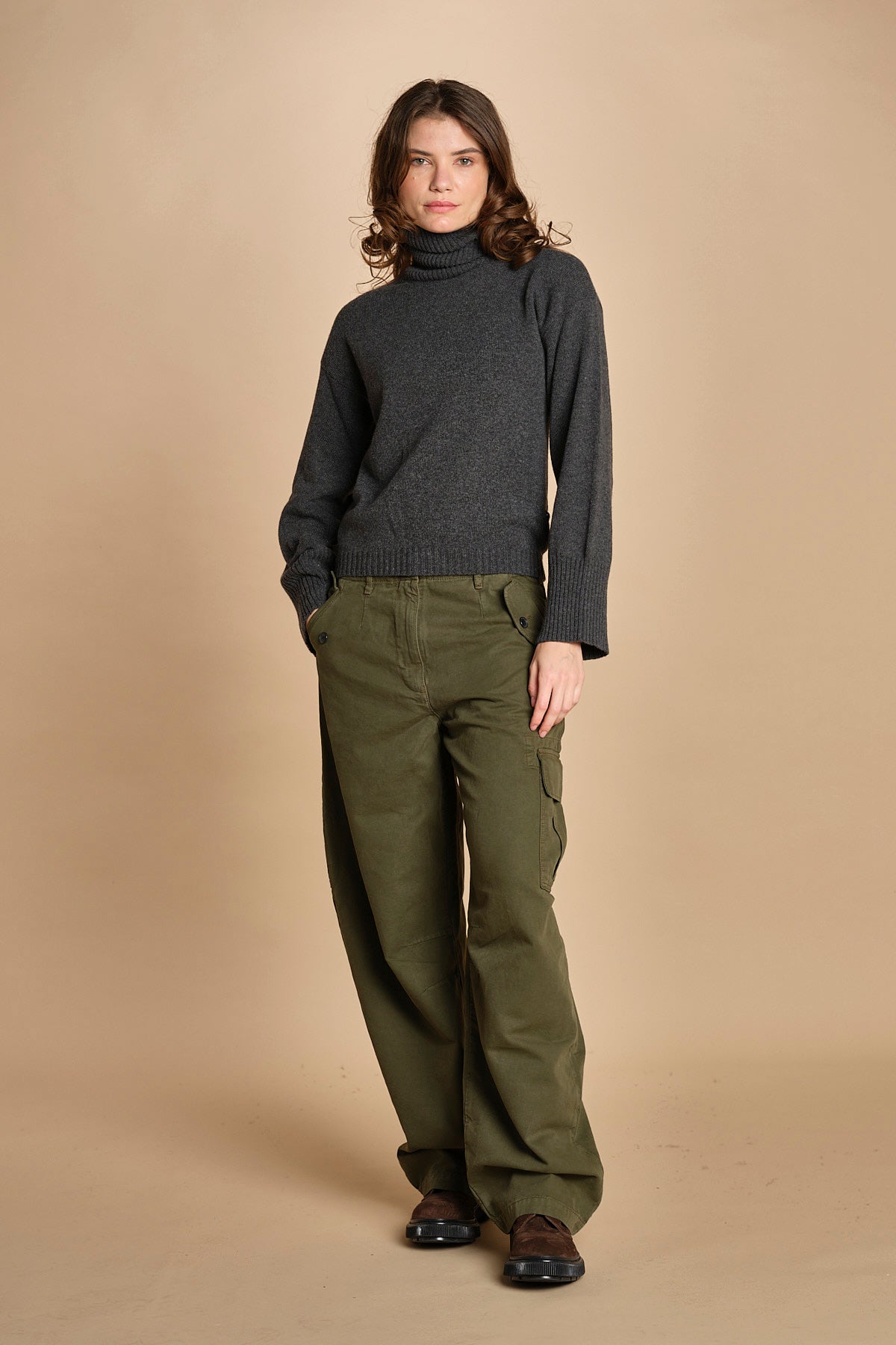 pantaloni cargo PIAZZA OLIVE bellerose 