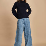 denim con pinces POPS STONE BLU bellerose 