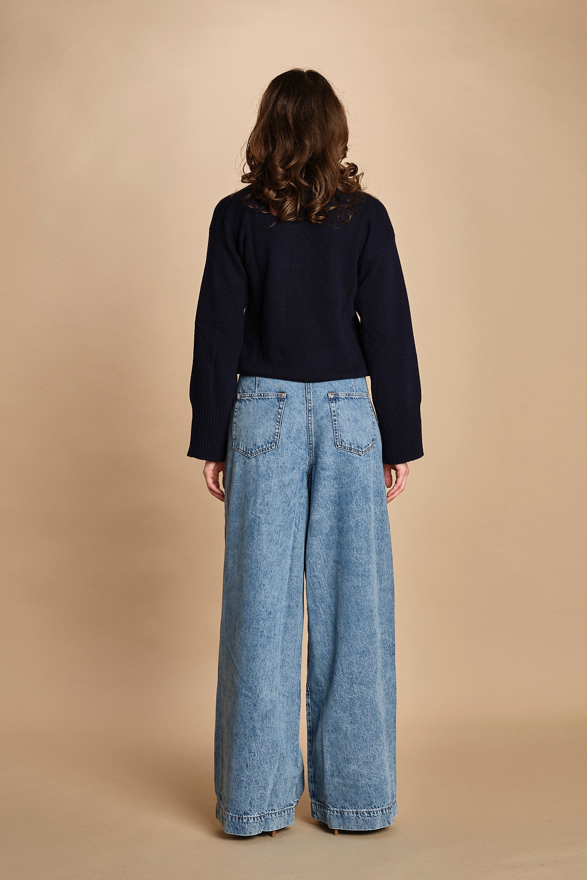 denim con pinces POPS STONE BLU bellerose 