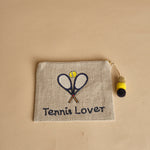 TENNIS LOVER  pochette piccola TENNIS LOVER C25PO891 BEIGE benaras soleil 
