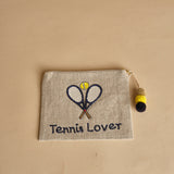 TENNIS LOVER  pochette piccola TENNIS LOVER C25PO891 BEIGE benaras soleil 