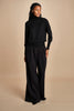 pantalone con pinces in lana