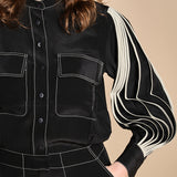 tuta con manica plisse BL_2269J BLACK bodice 