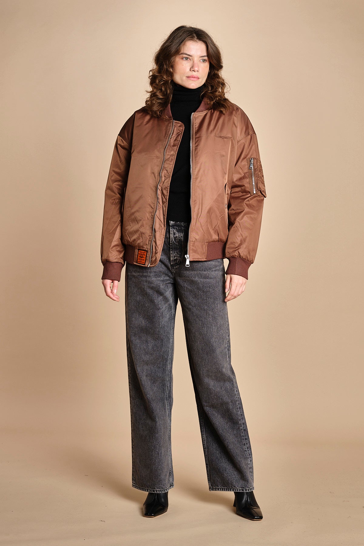 bomber original unisex BMMAN200F5 BROWN bombers original 