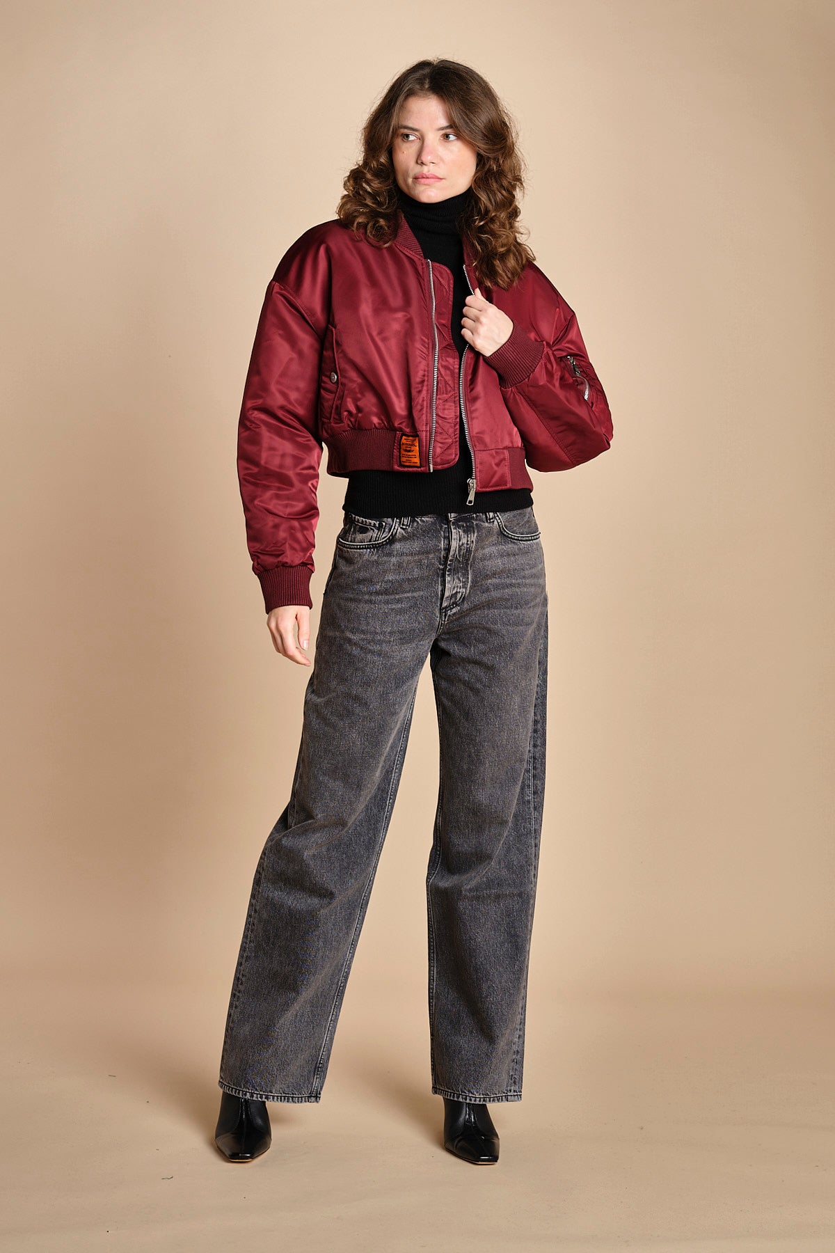 bomber corto BMMAN202F5 BURGUNDY bombers original 