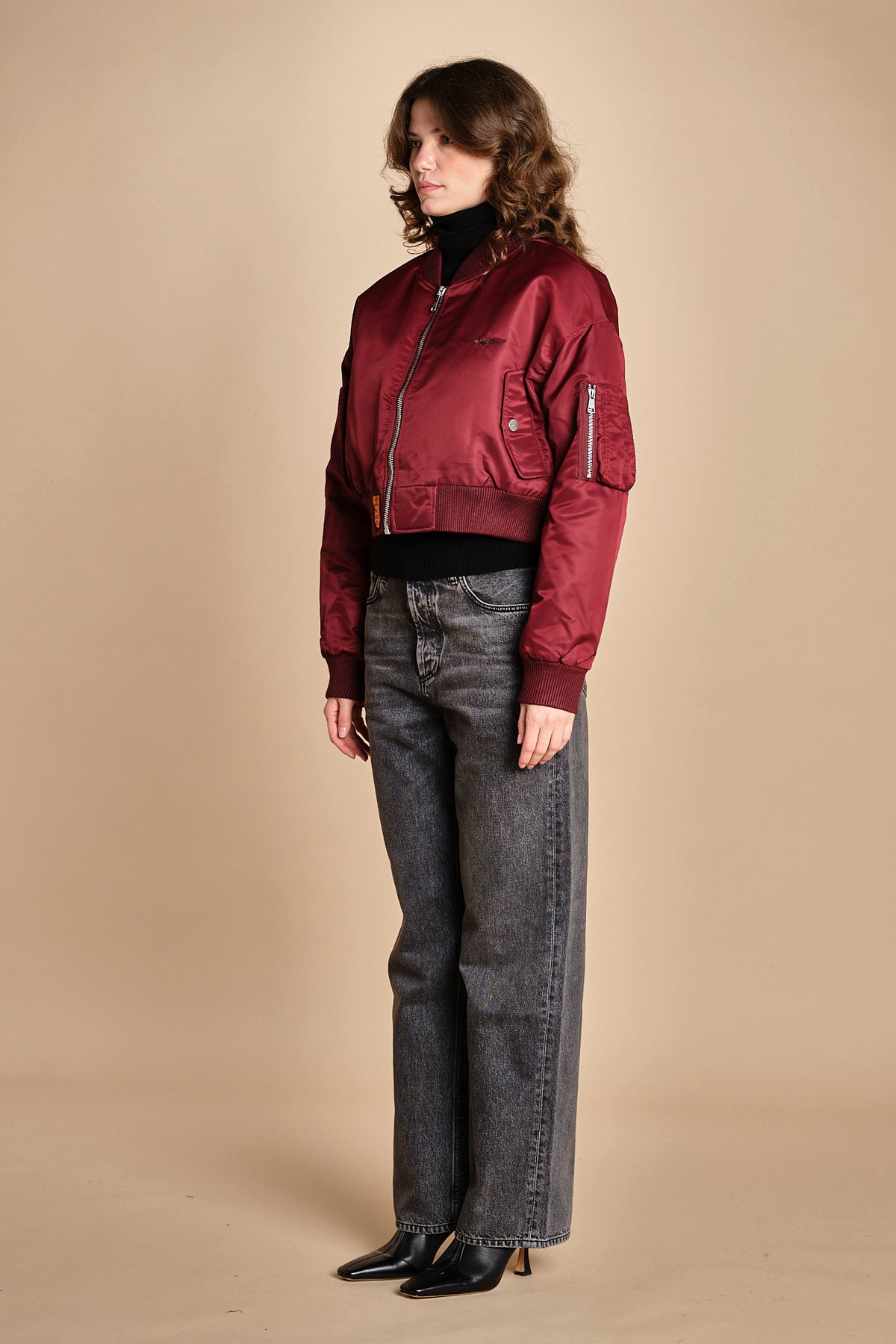 bomber corto BMMAN202F5 BURGUNDY bombers original 