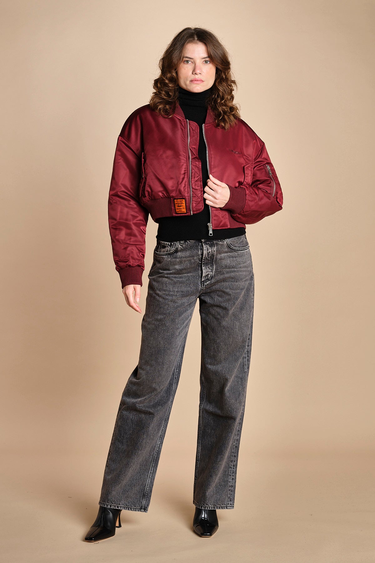 bomber corto BMMAN202F5 BURGUNDY bombers original 
