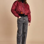bomber corto BMMAN202F5 BURGUNDY bombers original 