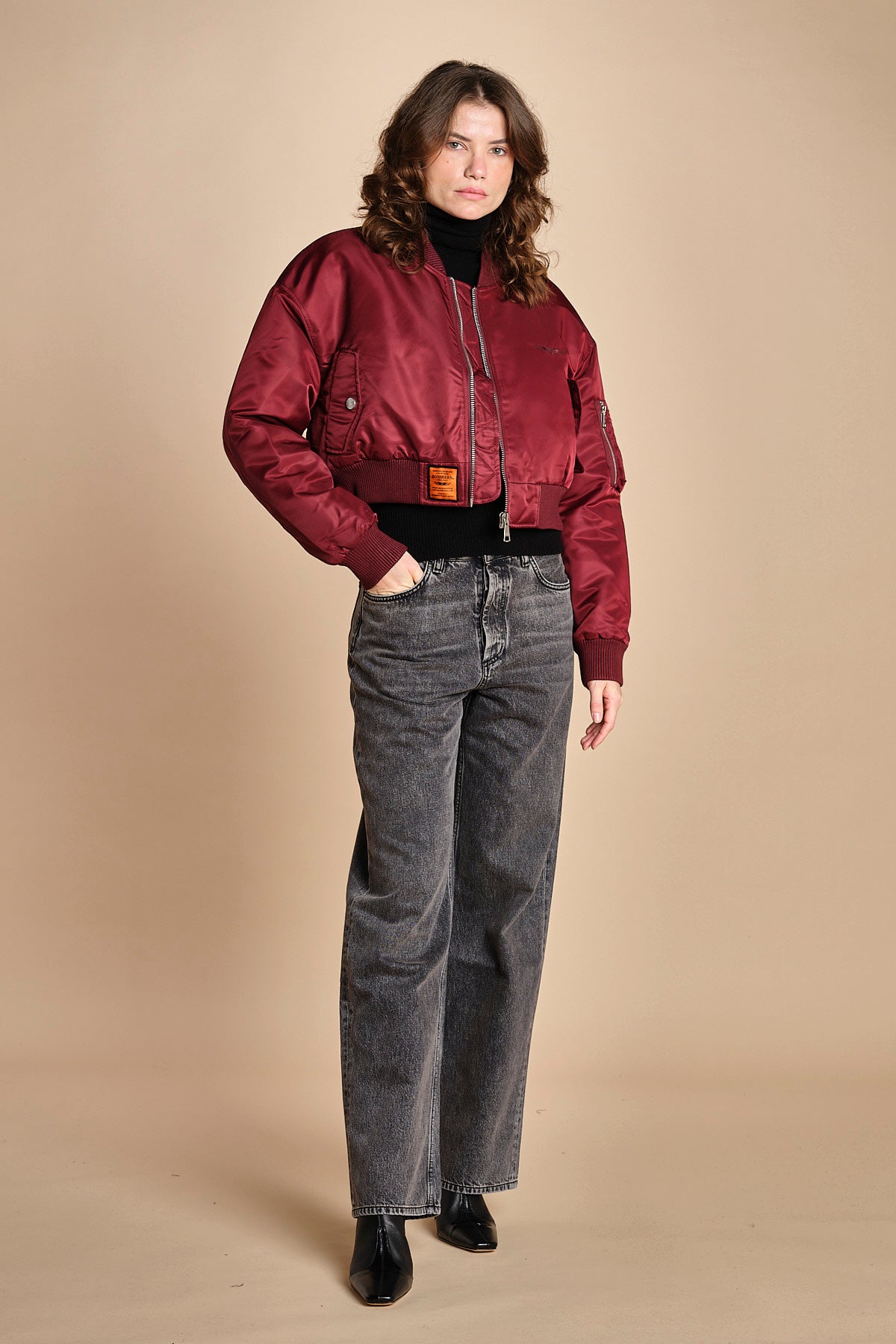 bomber corto BMMAN202F5 BURGUNDY bombers original 
