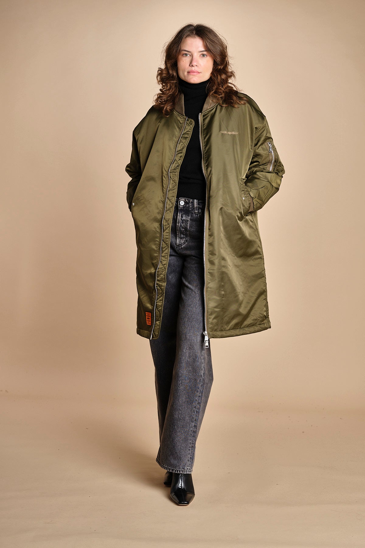 bomber lungo original unisex BMMAN205FS KAKI bombers original 