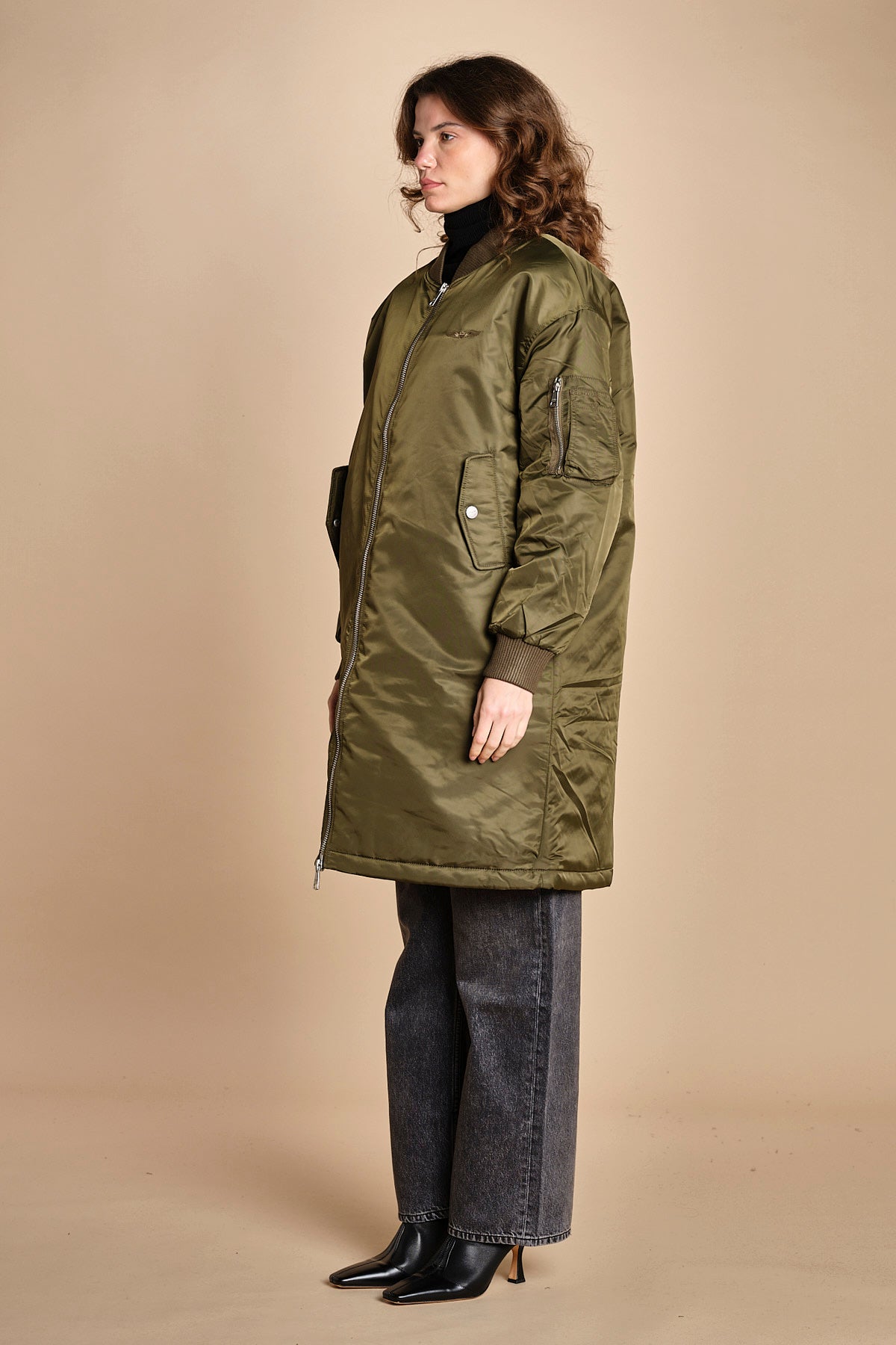 bomber lungo original unisex BMMAN205FS KAKI bombers original 