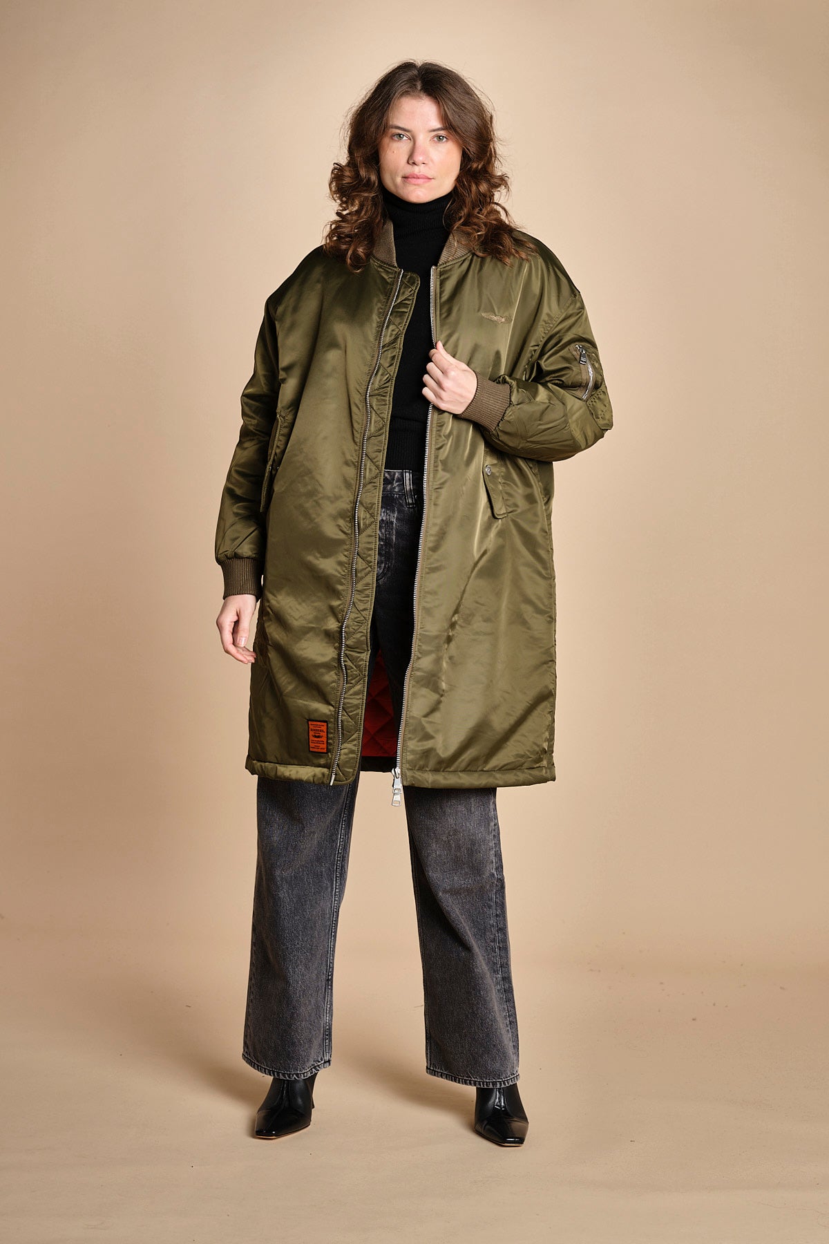 bomber lungo original unisex BMMAN205FS KAKI bombers original 