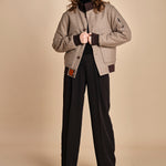 bomber panno uomo BMSWIFTF5 TAUPE bombers original 