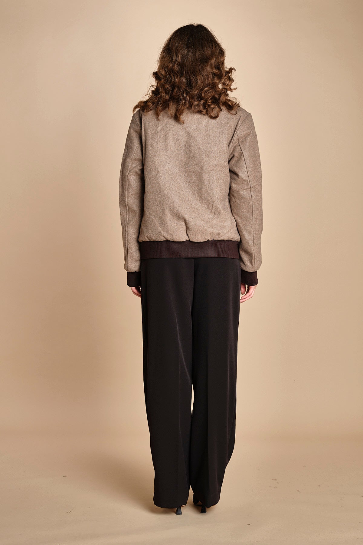 bomber panno uomo BMSWIFTF5 TAUPE bombers original 