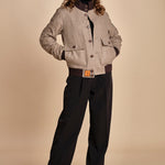 bomber panno uomo BMSWIFTF5 TAUPE bombers original 