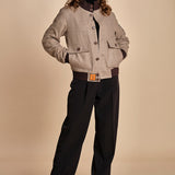 bomber panno uomo BMSWIFTF5 TAUPE bombers original 