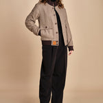 bomber panno uomo BMSWIFTF5 TAUPE bombers original 