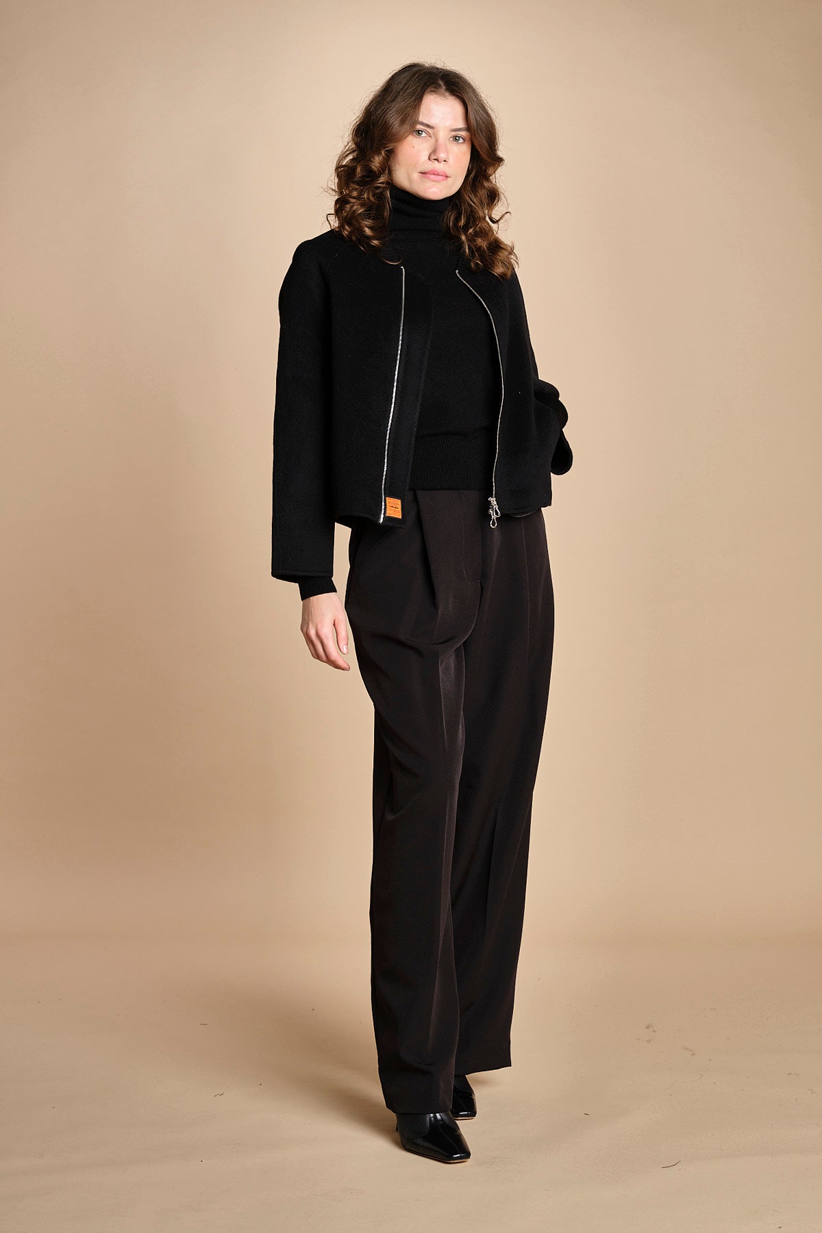 bomber in panno double BWELFRETF5 BLACK bombers original 
