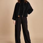 bomber in panno double BWELFRETF5 BLACK bombers original 
