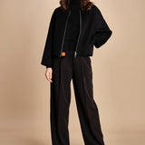 bomber in panno double BWELFRETF5 BLACK bombers original 