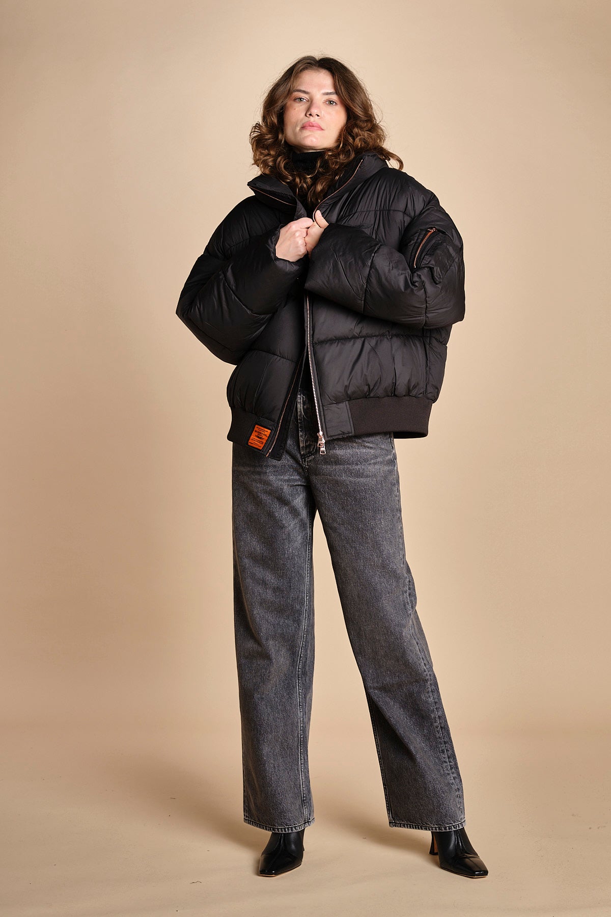 duvet bomber BWHILLFEF5 BLACK bombers original 