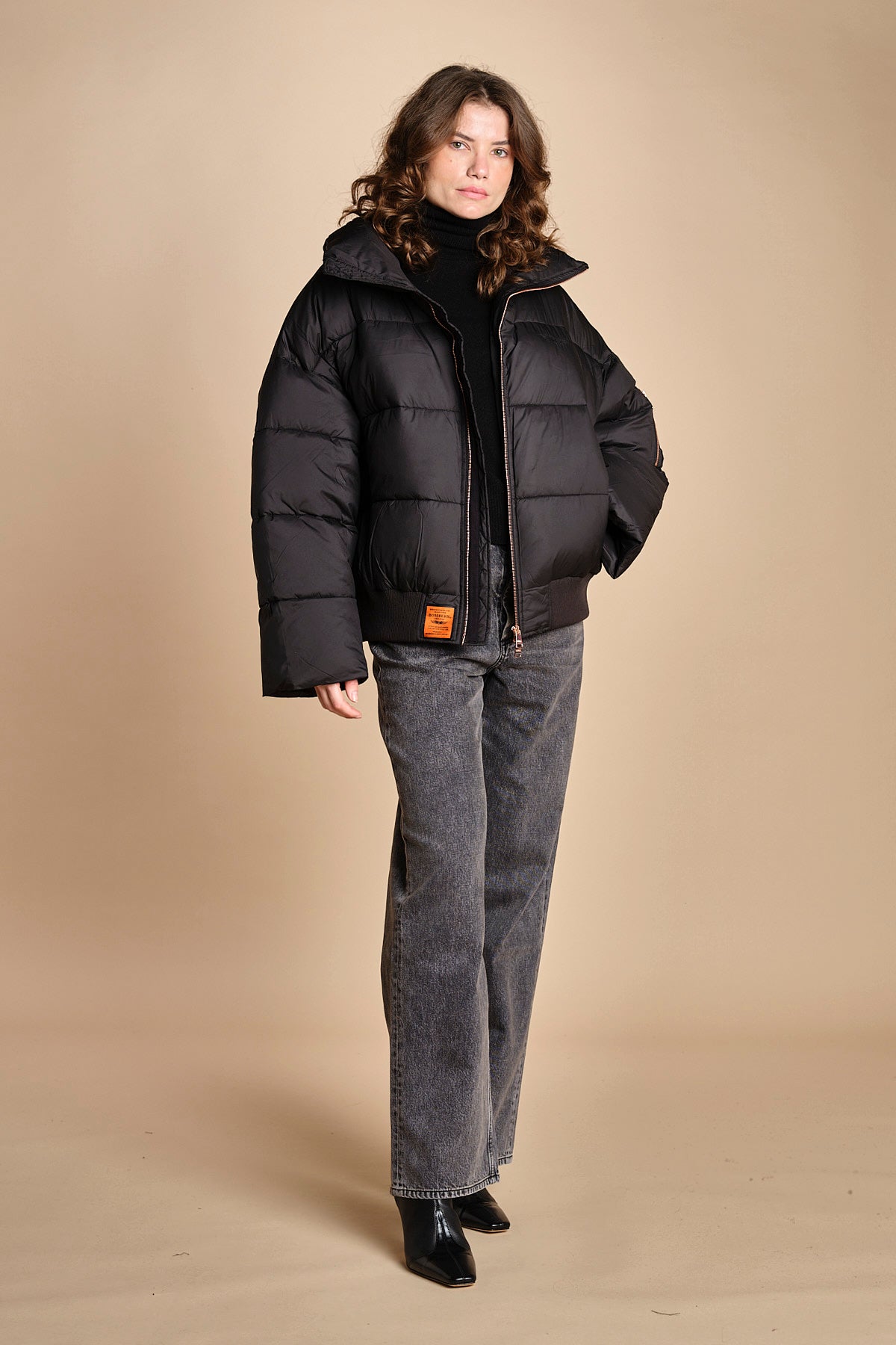 duvet bomber BWHILLFEF5 BLACK bombers original 