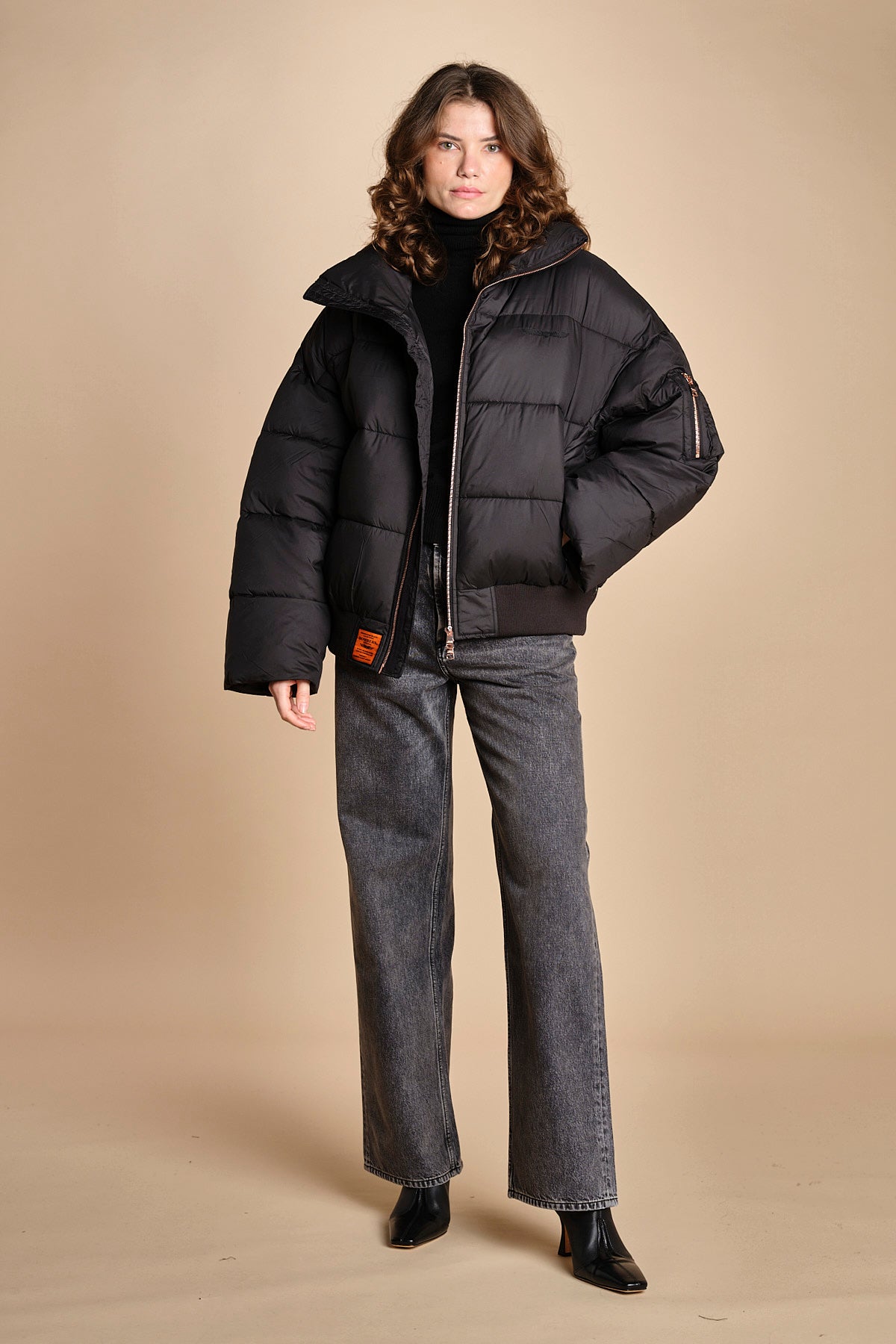 duvet bomber BWHILLFEF5 BLACK bombers original 