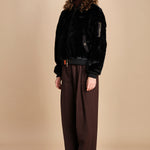 bomber in ecopelliccia BWSEWARDF5 BLACK bombers original 