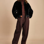 bomber in ecopelliccia BWSEWARDF5 BLACK bombers original 
