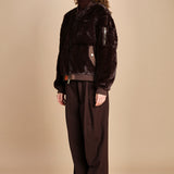 bomber in ecopelliccia BWSEWARDF5 BROWN bombers original 