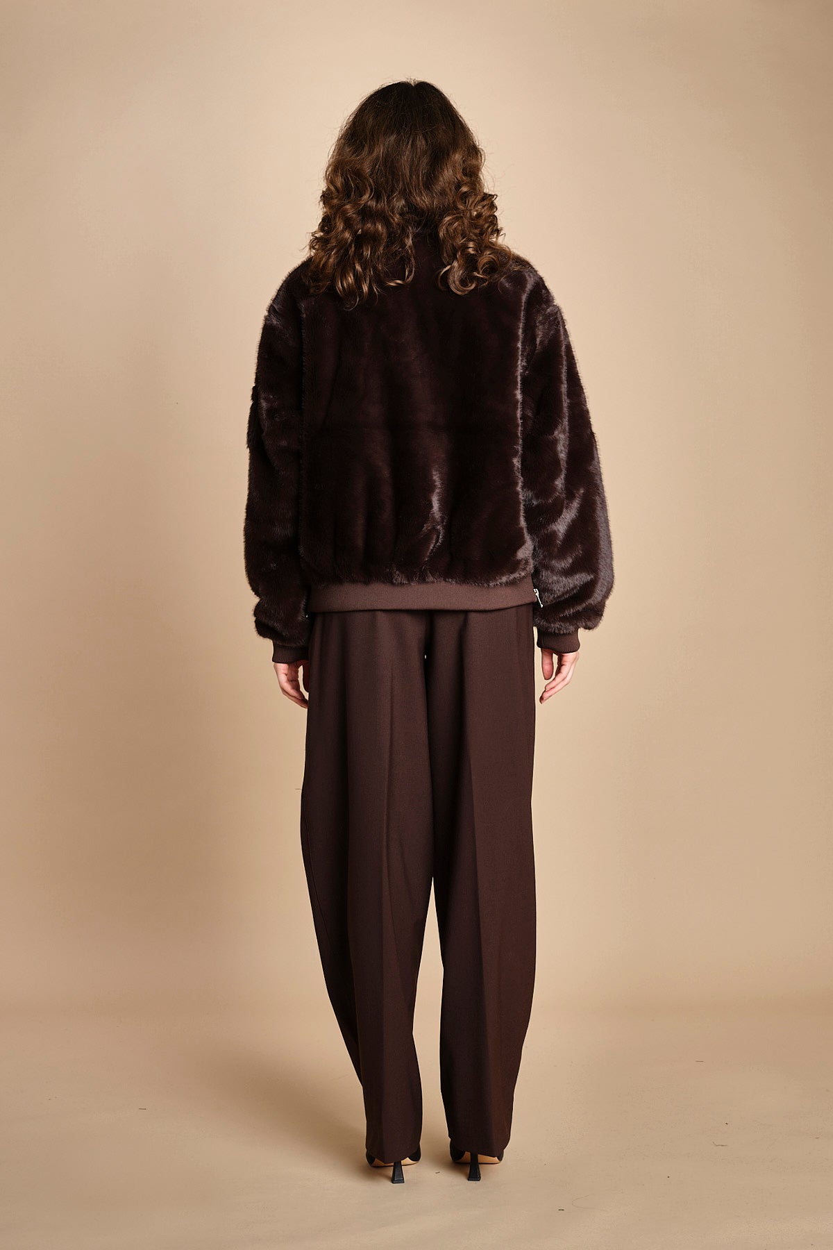 bomber in ecopelliccia BWSEWARDF5 BROWN bombers original 
