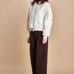 bomber in ecopelliccia BWSEWARDF5 WHITE bombers original 
