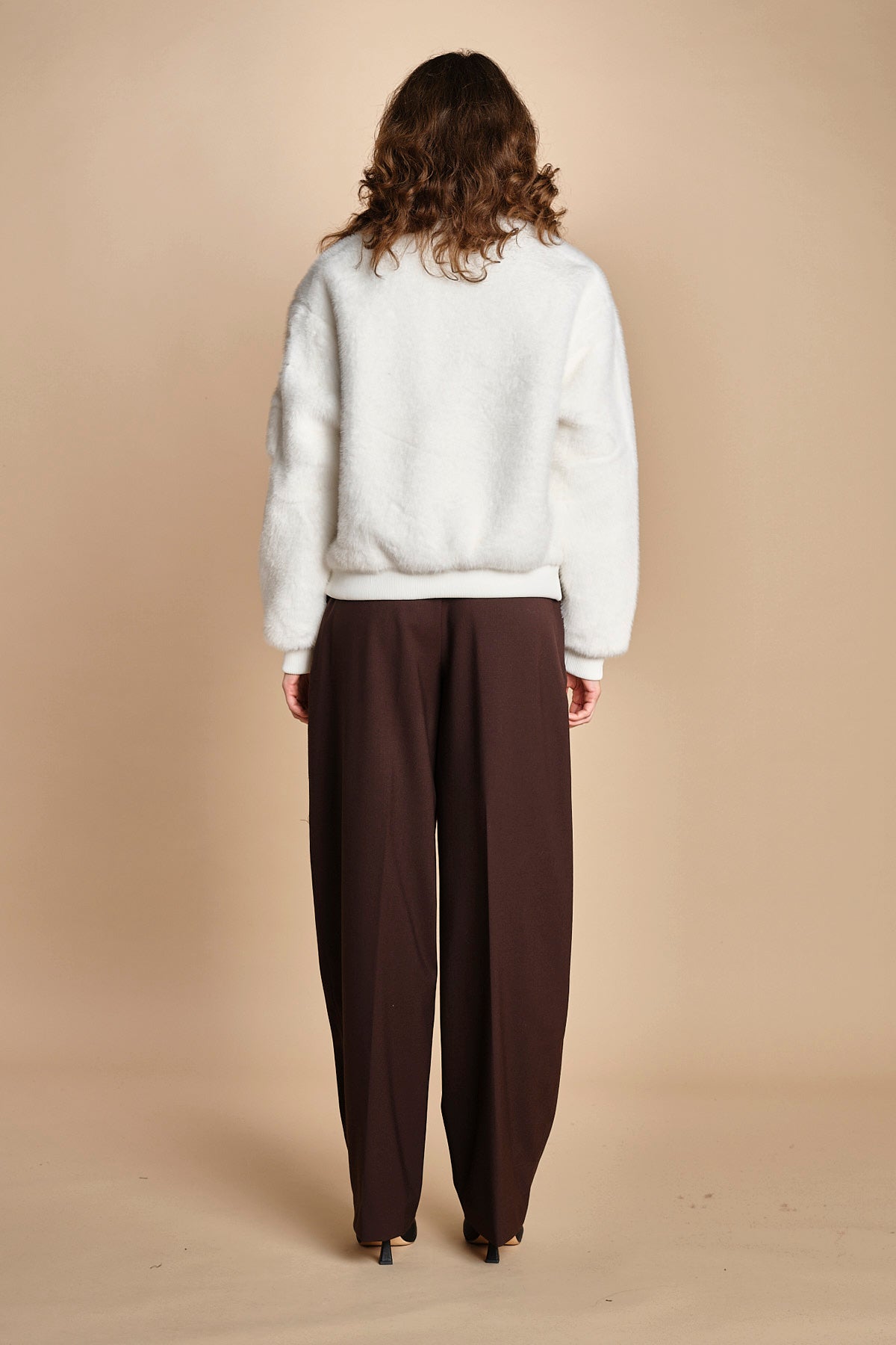 bomber in ecopelliccia BWSEWARDF5 WHITE bombers original 