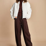 bomber in ecopelliccia BWSEWARDF5 WHITE bombers original 