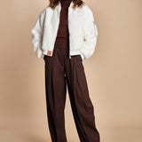 bomber in ecopelliccia BWSEWARDF5 WHITE bombers original 