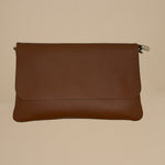 pochette in pelle con tracolla MINI SALLY BS0410 D17CUOIO SCURO borse 