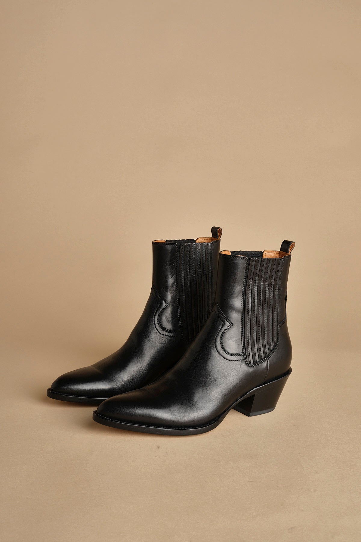 stivaletto texano. B10190ETRU-DC 01 NERO buttero 