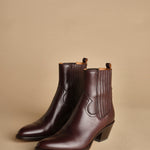 stivaletto texano. B10190ETRU-DC 03 EBONY buttero 
