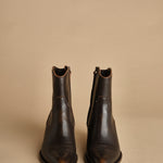 stivaletto texano. B10191ETRUVT-DC 11 NOCE T.MORO buttero 