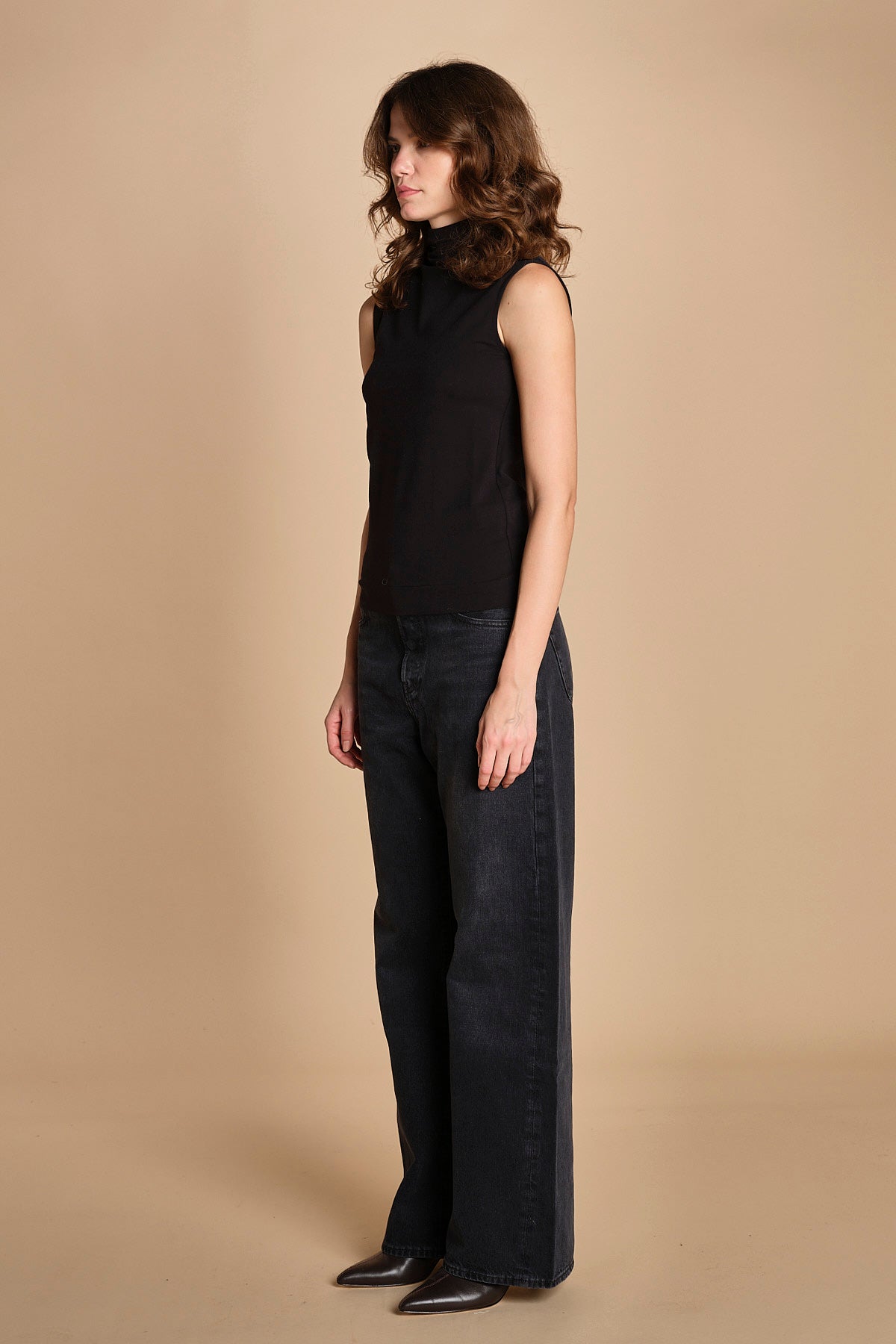 t-shirt senza maniche 3710 NERAS circolo 1901 