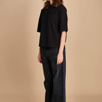 t-shirt girocollo manica corta 3712 NERAS circolo 1901 