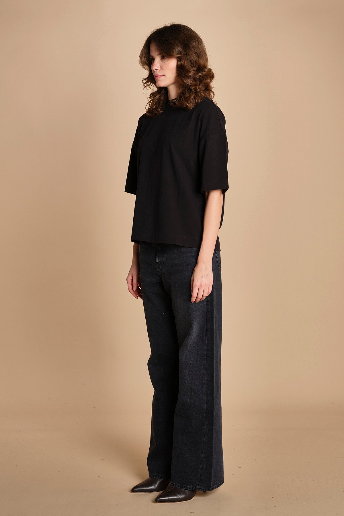 t-shirt girocollo manica corta 3712 NERAS circolo 1901 