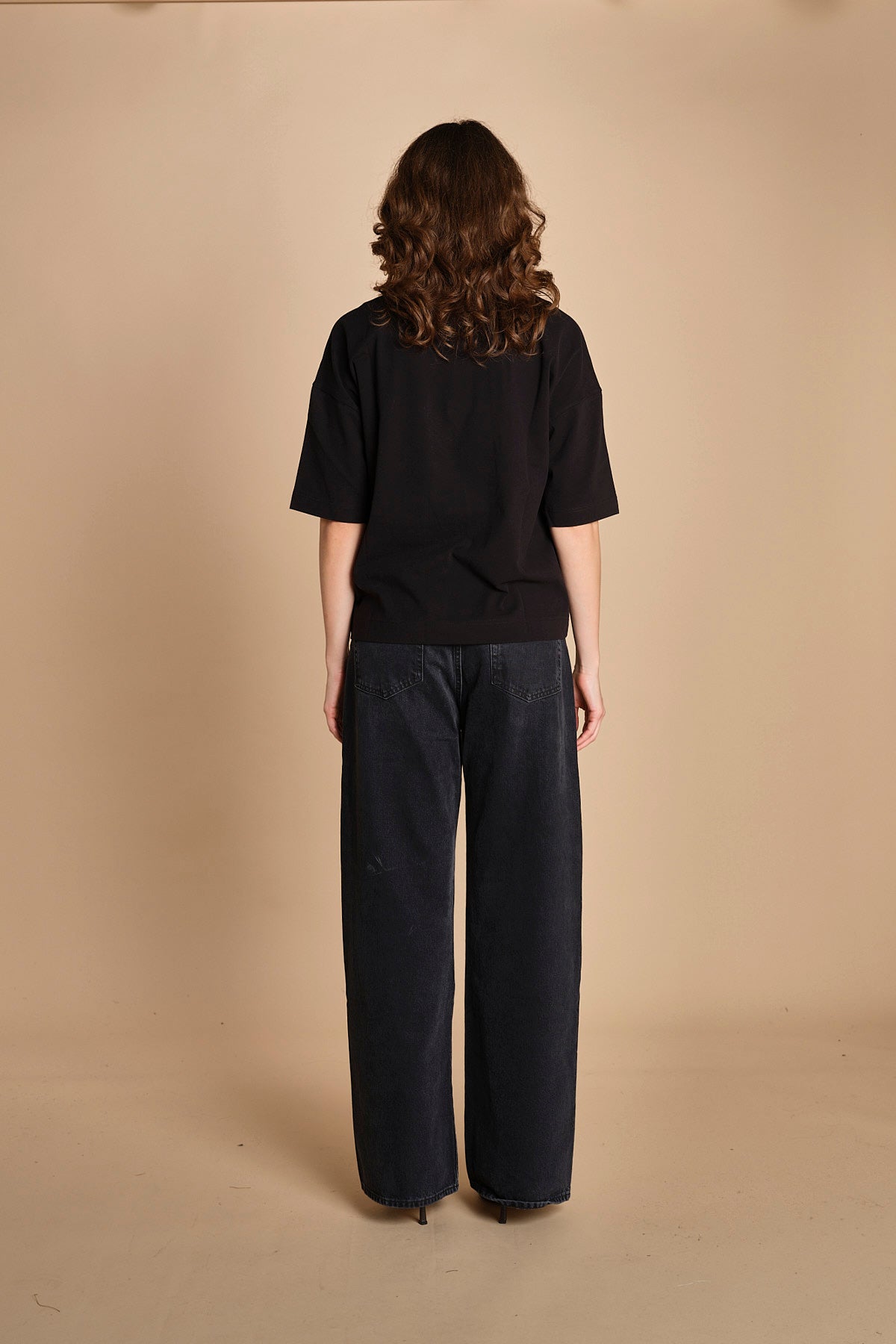 t-shirt girocollo manica corta 3712 NERAS circolo 1901 