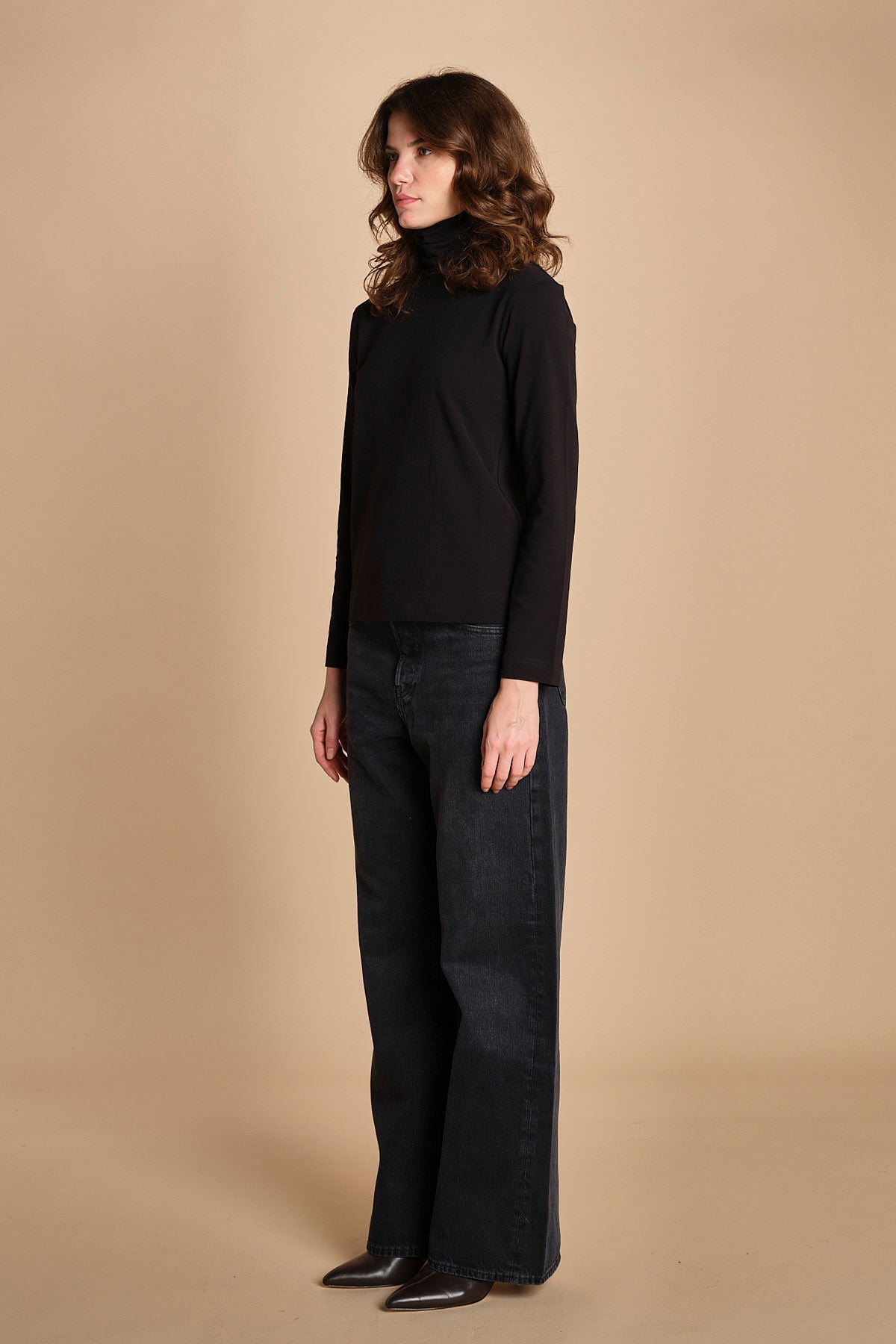 t-shirt manica lunga colto allto 3713 NERAS circolo 1901 